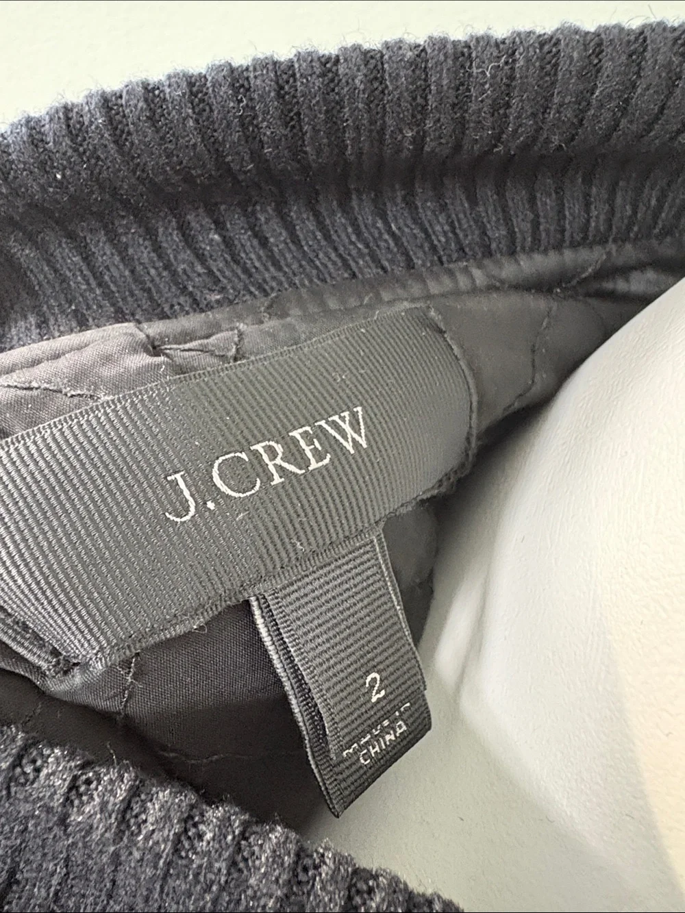 J. Crew lined zip